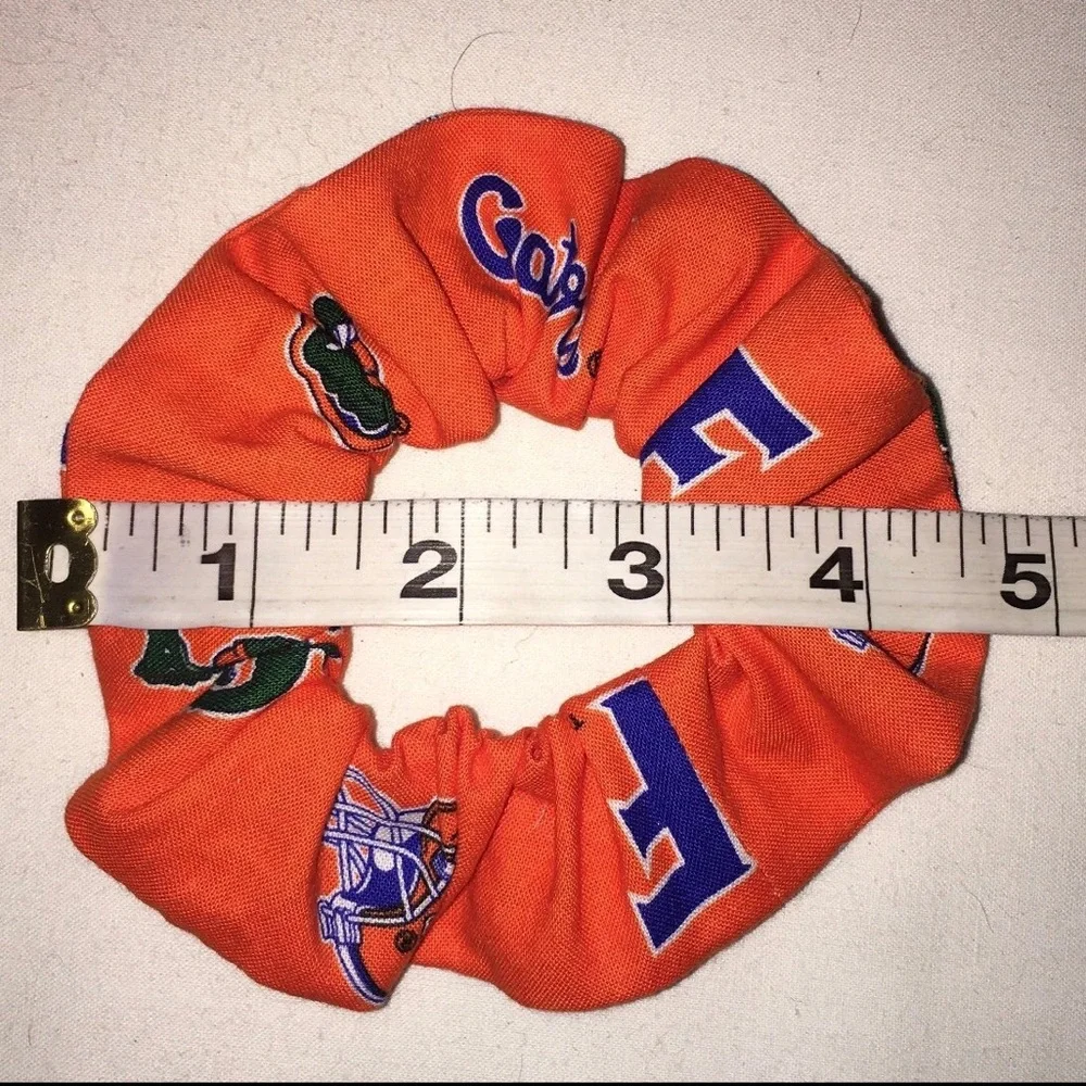 NWT UF University of Florida Gators Hair Scrunchies Wristbands 3 Pack